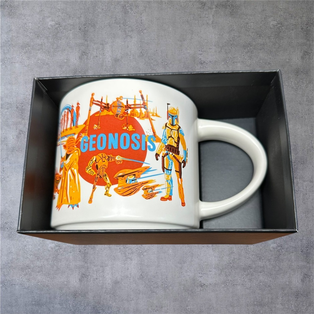 Starbucks Discovery Series Star Wars Geonosis Mug 14oz New In Box 2025 White Red - Picture 10 of 10